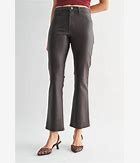 Coated Slim Cropped Bootcut In Espresso