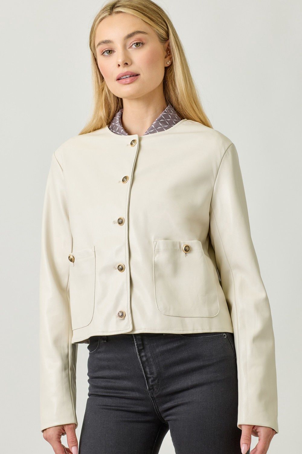 Bell Faux Leather Jacket