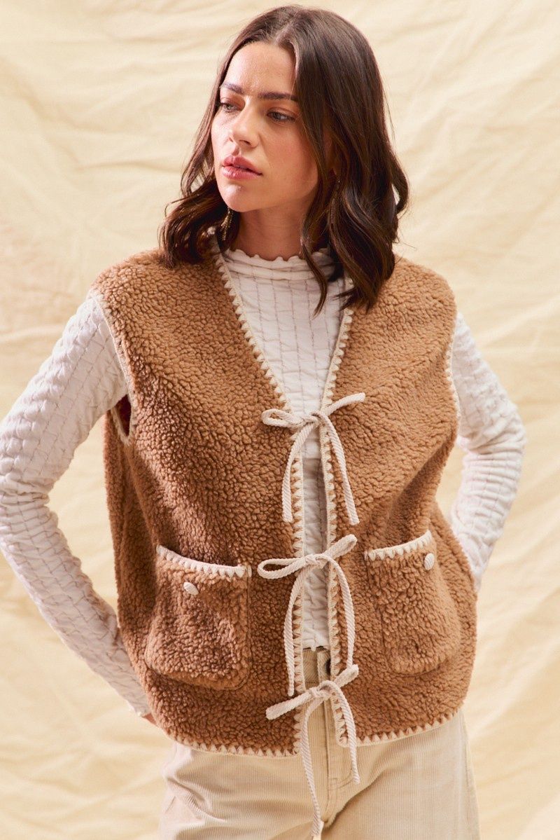 Cassie Sherpa Vest