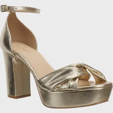 Julie Gold Leather Heel