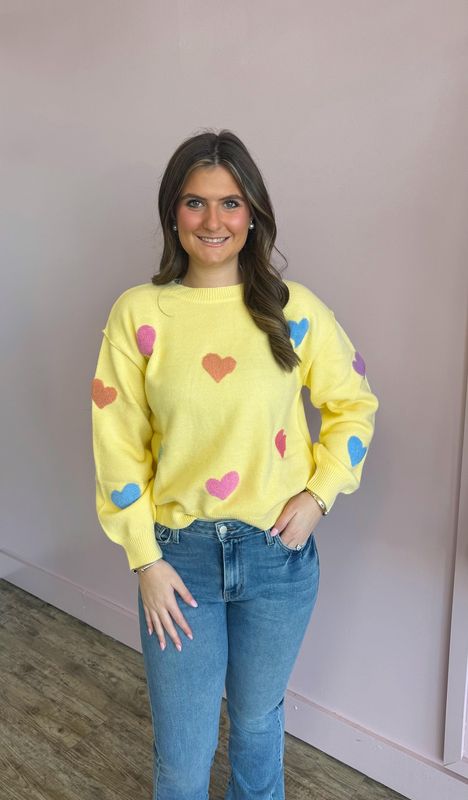 Makayla Heart Sweater