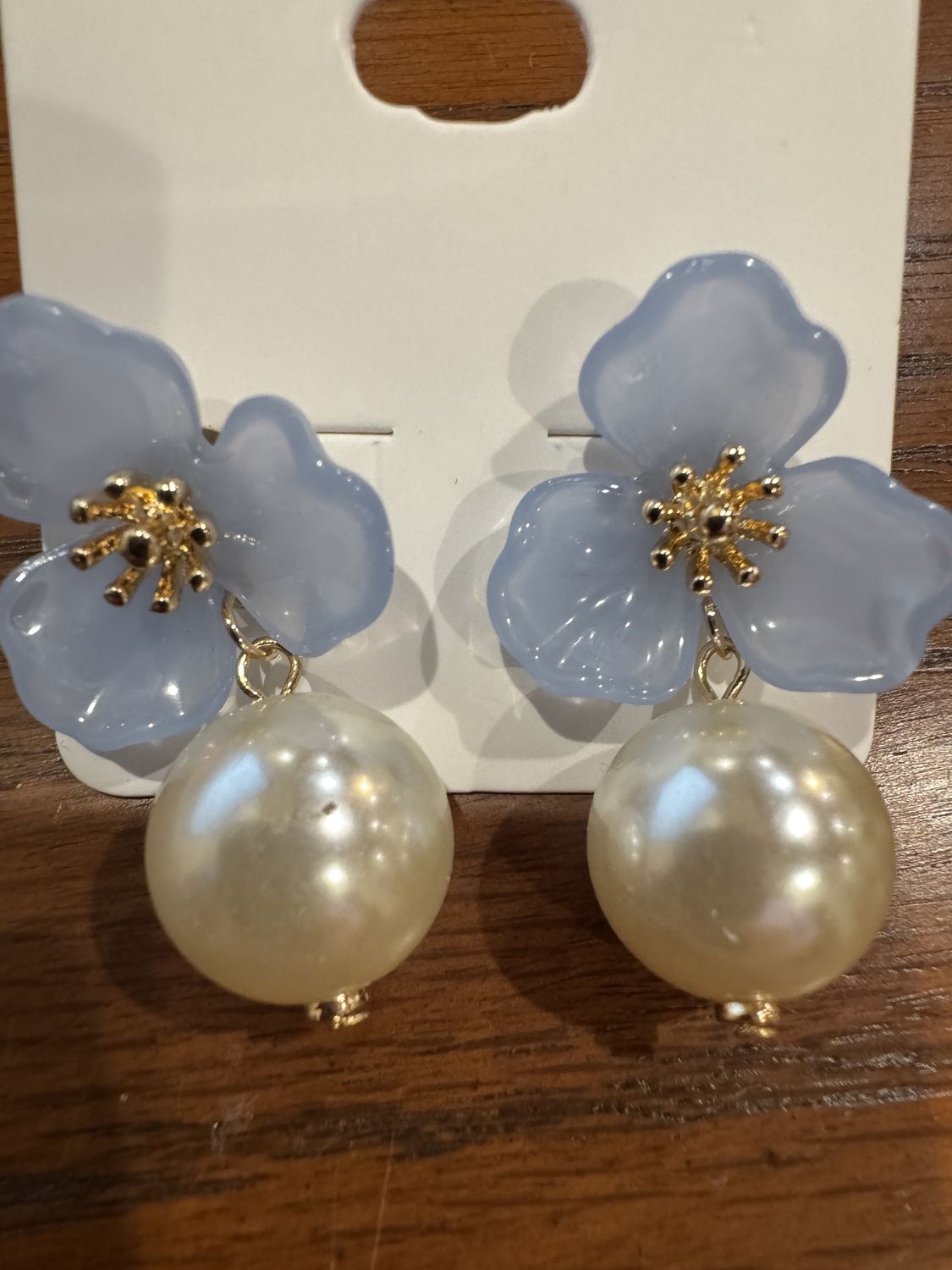 Flower Pearl Earrings