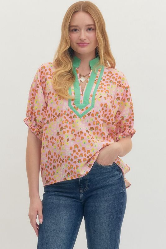 Kathy Dolman Sleeve Blouse