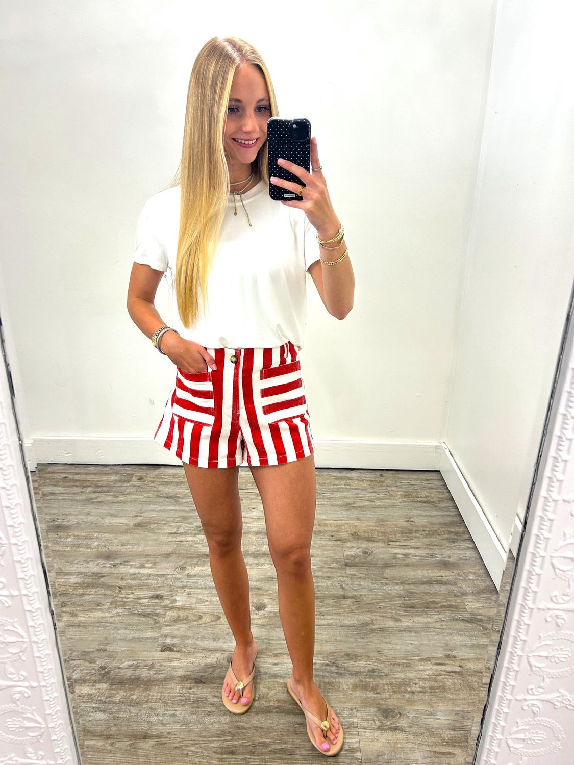 Karlie Striped Short