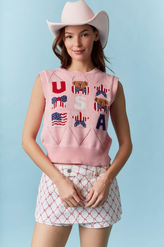 USA Pink Teddy
