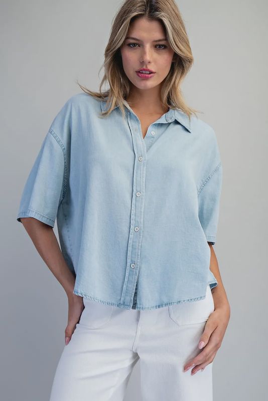 Lindley Denim Top