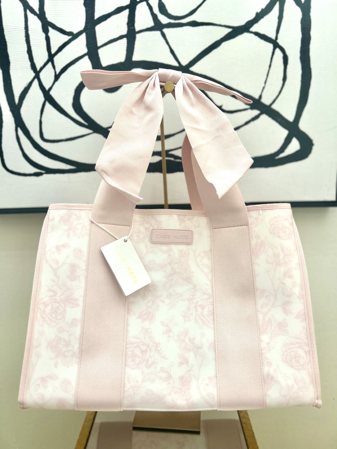 Afternoon Rose Bow Tote