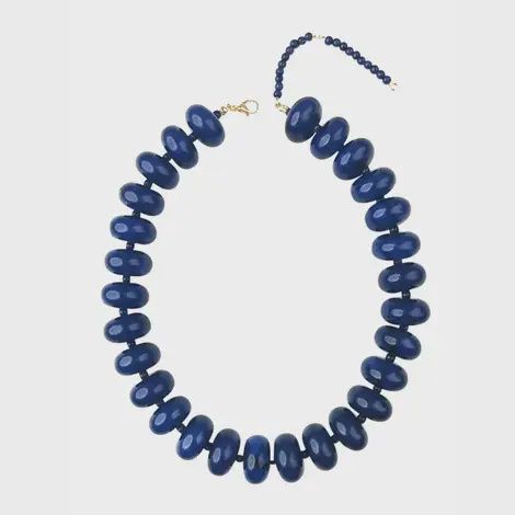 Bailey Necklace In Navy