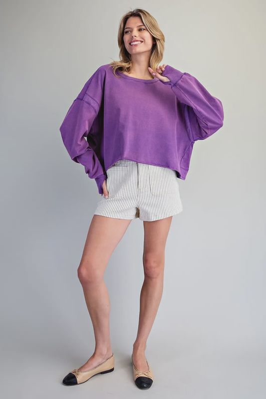 Kelli Pin Striped Shorts