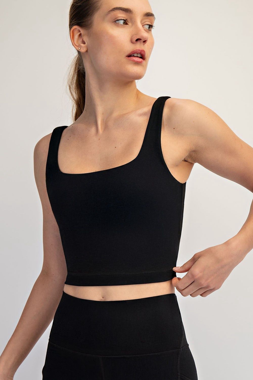 Butter Tank Top in Black