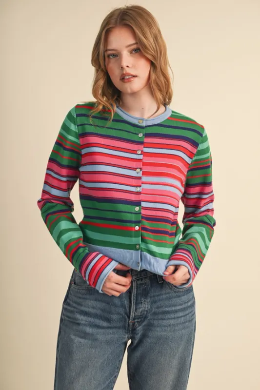 Stripe Zone Cardigan