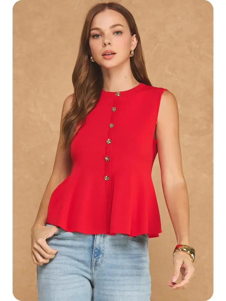 Carolina Peplum Top