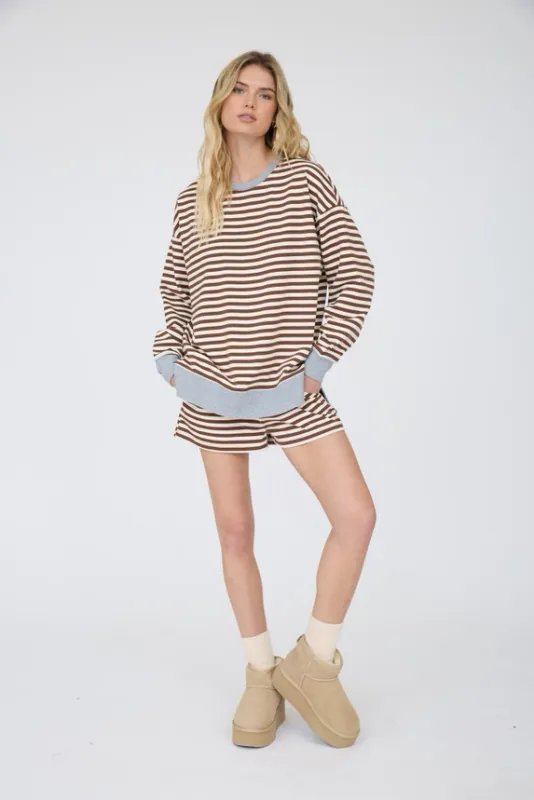 Alissa Striped Short Set