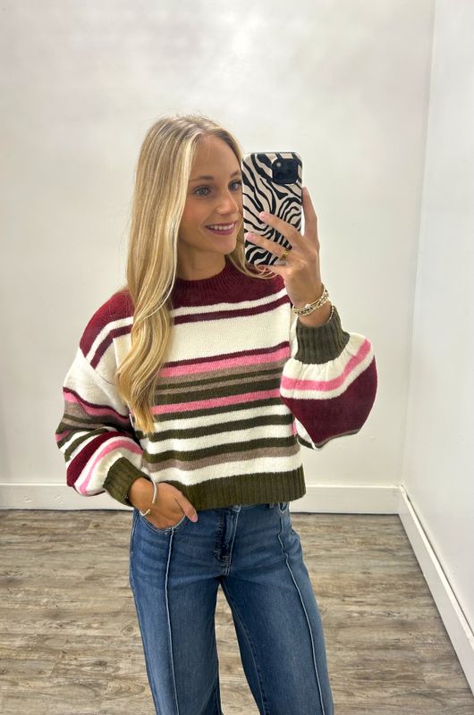 Alexa Striped Sweater