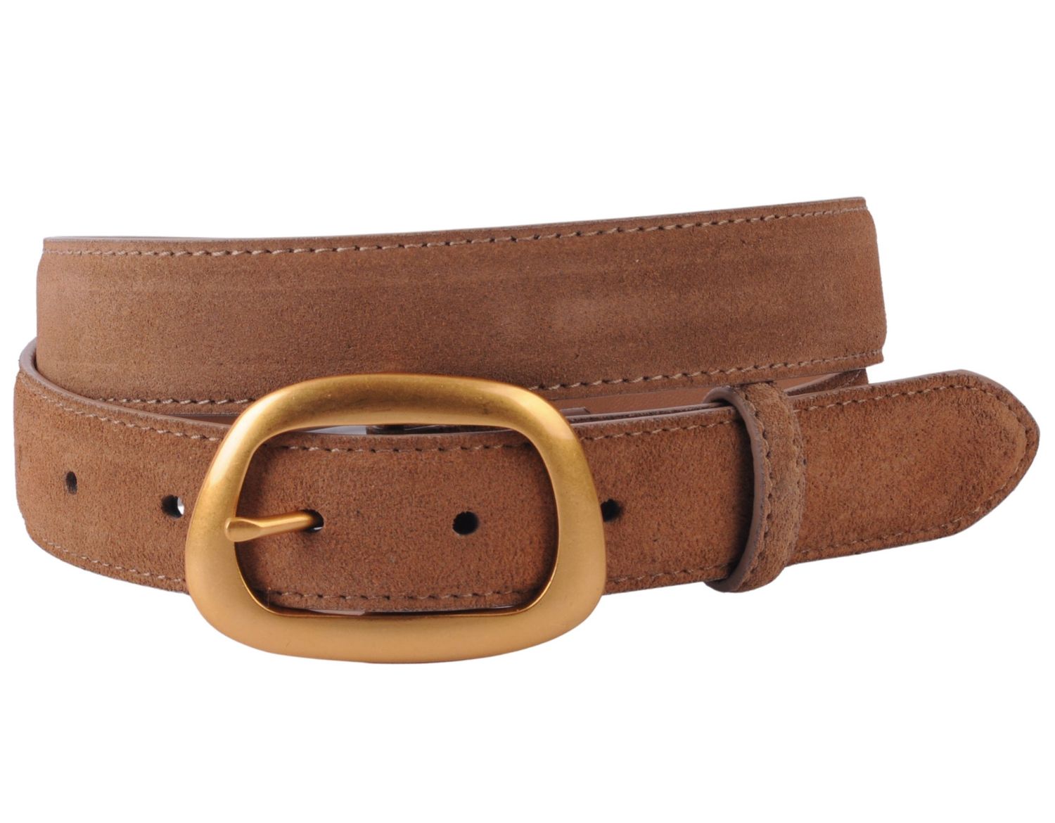 Camel Suede Belt
