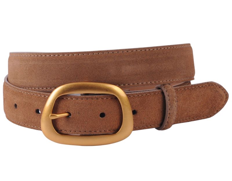 Camel Suede Belt
