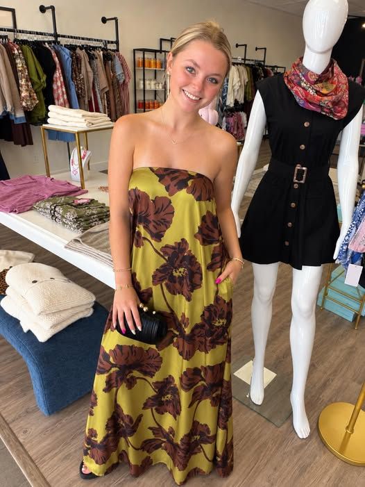 Ava Strapless Dress