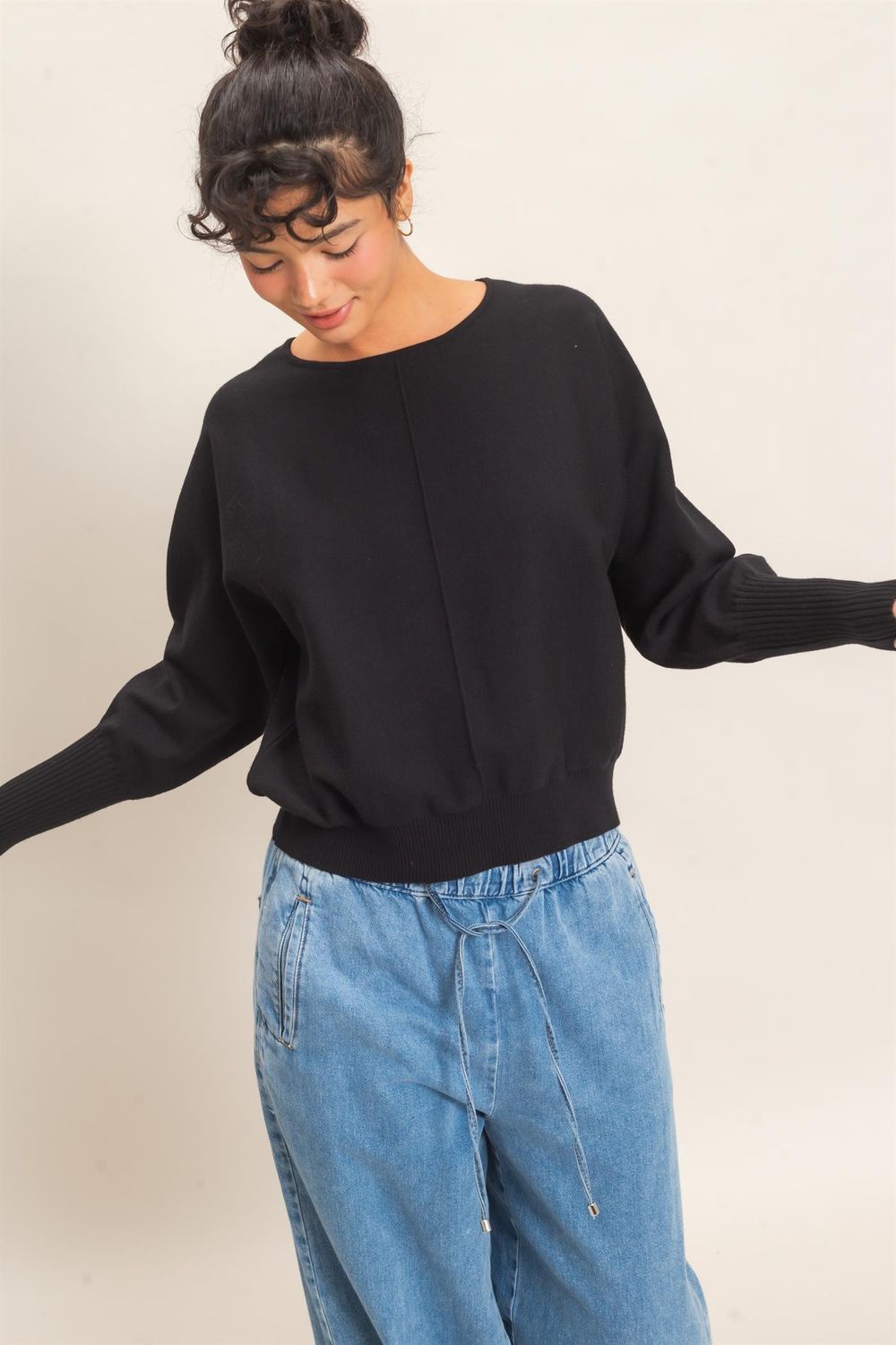 Payton Sweater in Black