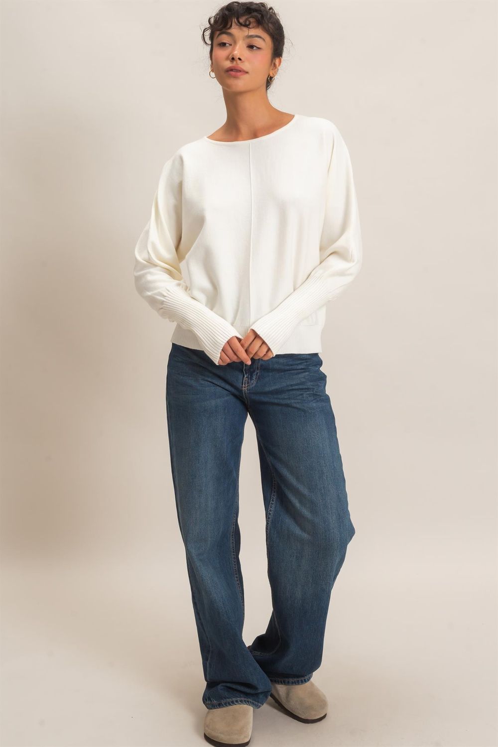 Payton Sweater in Cream