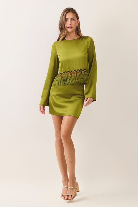 Darcy Fringe Skirt Set