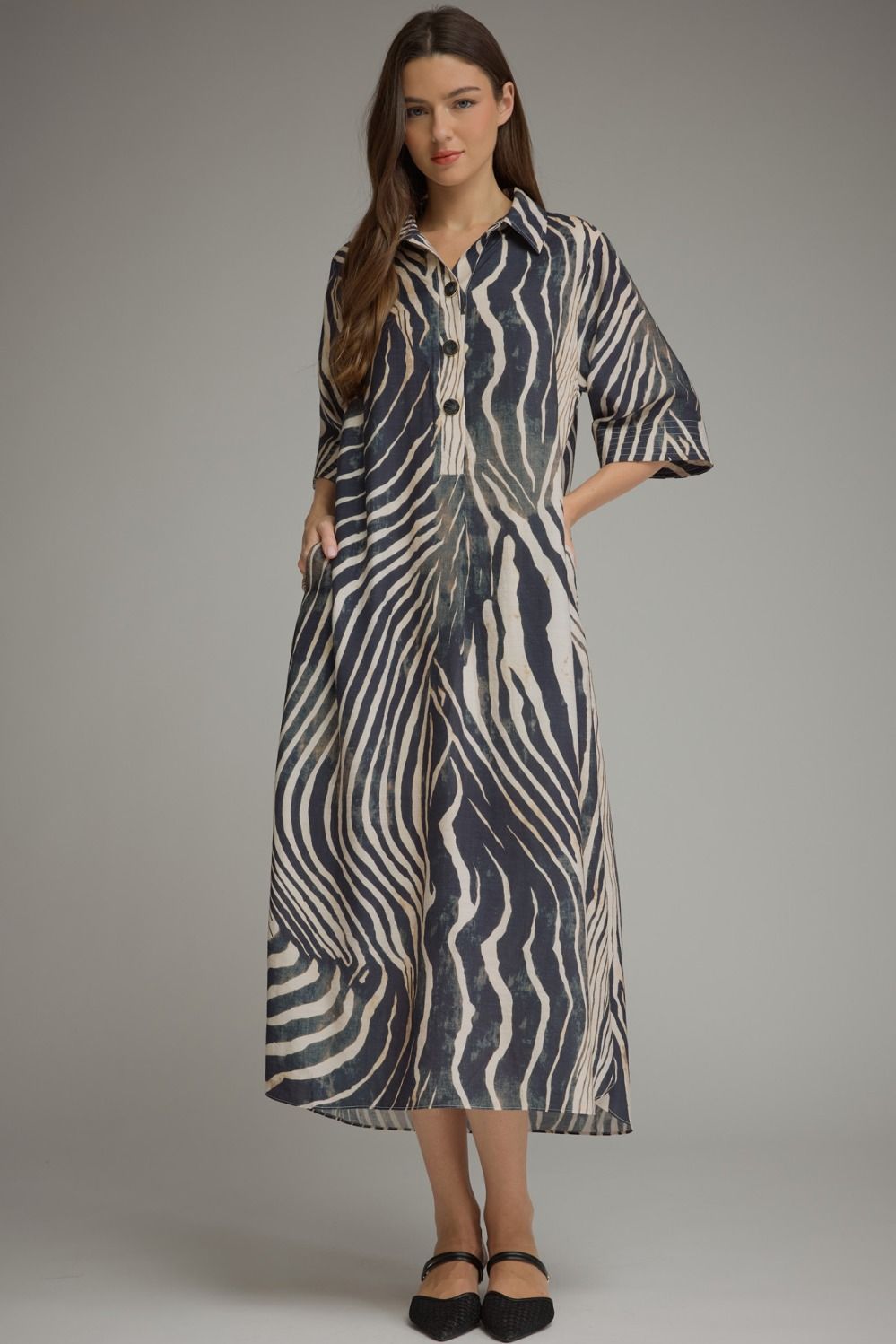Rebecca Zebra Dress