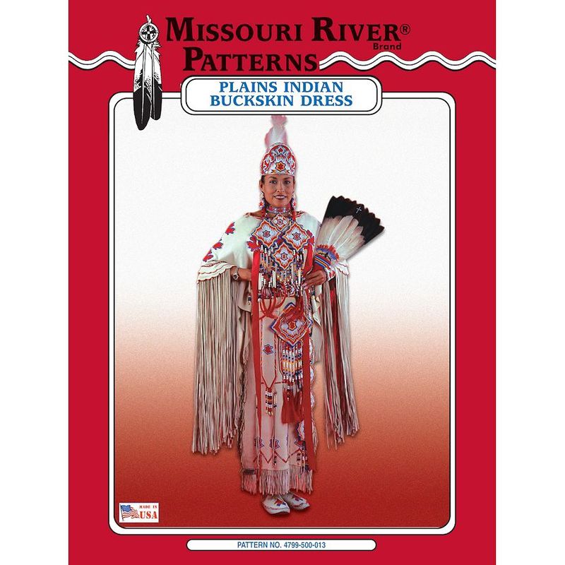 PATTERN PLAINS INDIAN BUCKSKIN DRESS