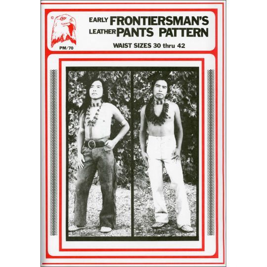PM70 PATTERN FRONT LEATHER PANT