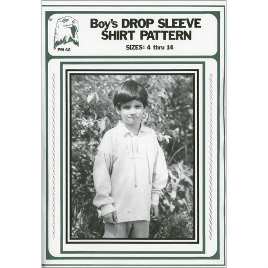 PM66 BOYS DROP SLEEVE SHIRT PATTERN