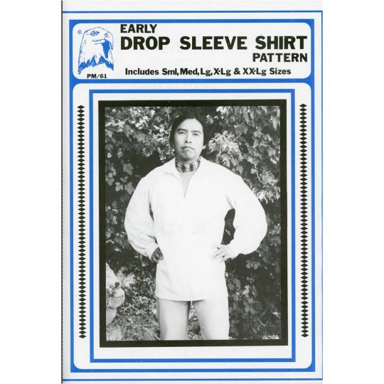 PM61 PATTERN DROP SLEEVE SHIRT