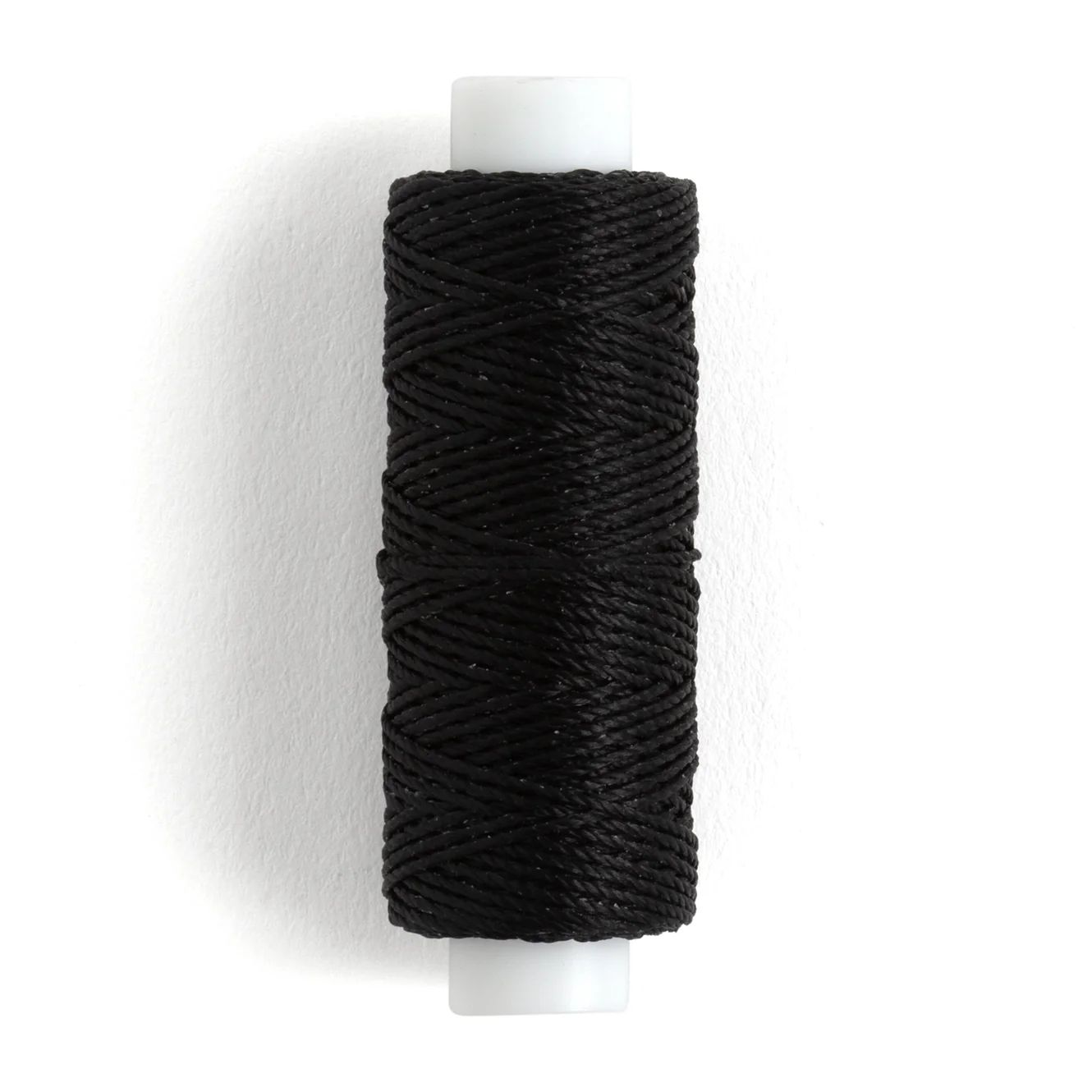 1227 WAXED NYLON THREAD ( 25 YDS ), COLOR: BLACK