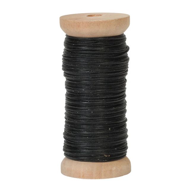 RITZA TIGER THREAD 50 METER SPOOL, COLOR: BLACK, Size: 0.8MM