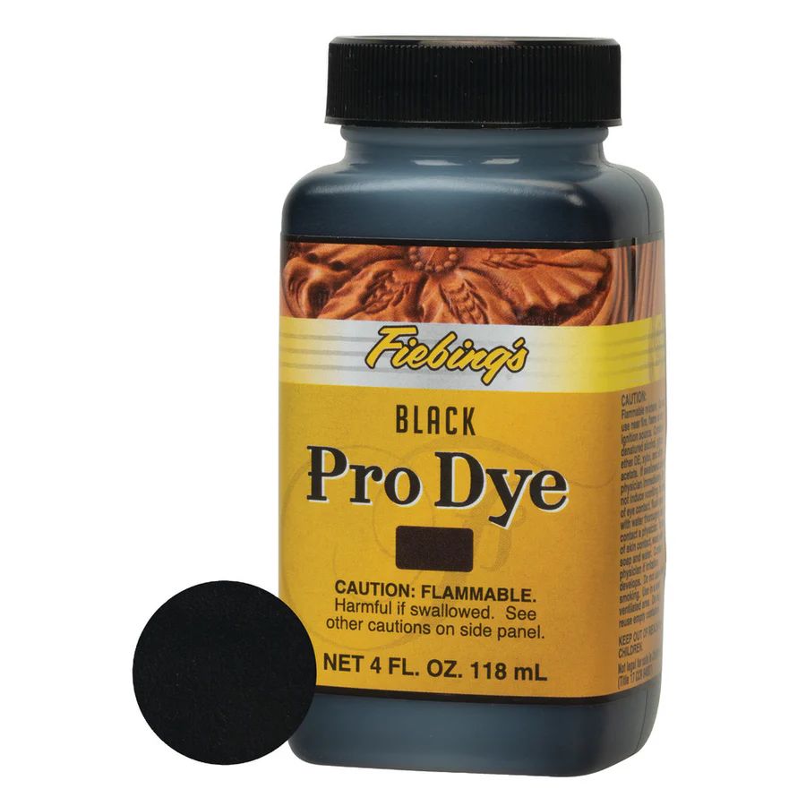 FIEBING'S PRO DYE 4oz, COLOR: BLACK