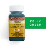 FIEBING'S LEATHER DYE 4 OZ, COLOR: KELLY GREEN