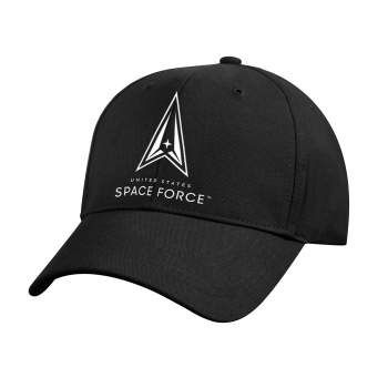 US SPACE FORCE LOW PROFILE CAP - BLACK