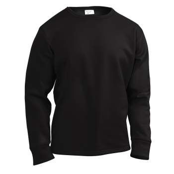 E.C.W.C.S POLY CREW NECK TOP - BLACK