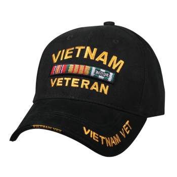 DELUXE LOW PROFILE VIETNAM VETERAN INSIGNIA CAP