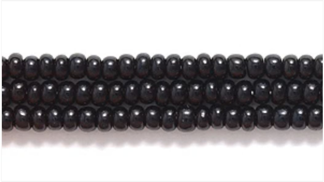 SEED BEADS SIZE 11, COLOR: 109 OP BLACK