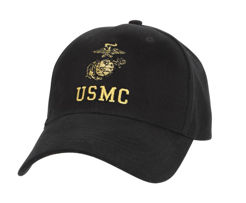 USMC WITH EAGLE, GLOBE & ANCHOR INSIGNIA CAP