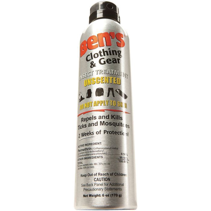 CLOTHING & GEAR TREATMENT UNSCENTED PERMETHRIN  6OZ