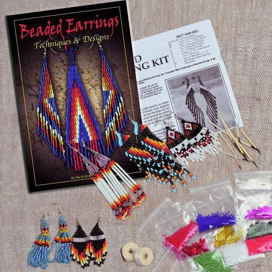 DELUXE BEADING EARING KIT WITH BOOK