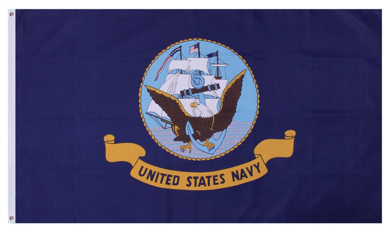 1458 NAVY FLAG