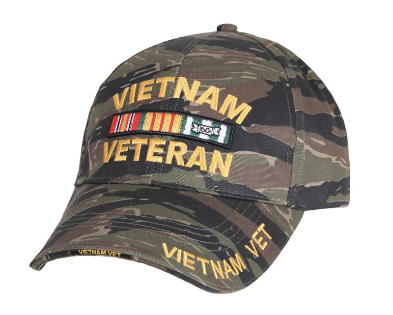 DELUXE LOW PROFILE VIETNAM VETERAN INSIGNIA CAP