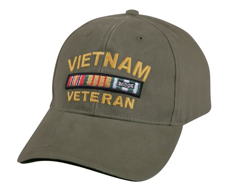 VIETNAM VETERAN DELUXE VINTAGE LOW PROFILE INSIGNIA CAP
