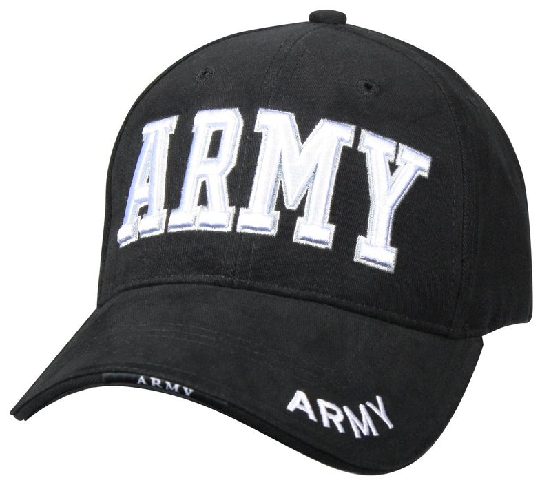 DELUXE ARMY EMBROIDERED LOW PROFILE INSIGNIA CAP