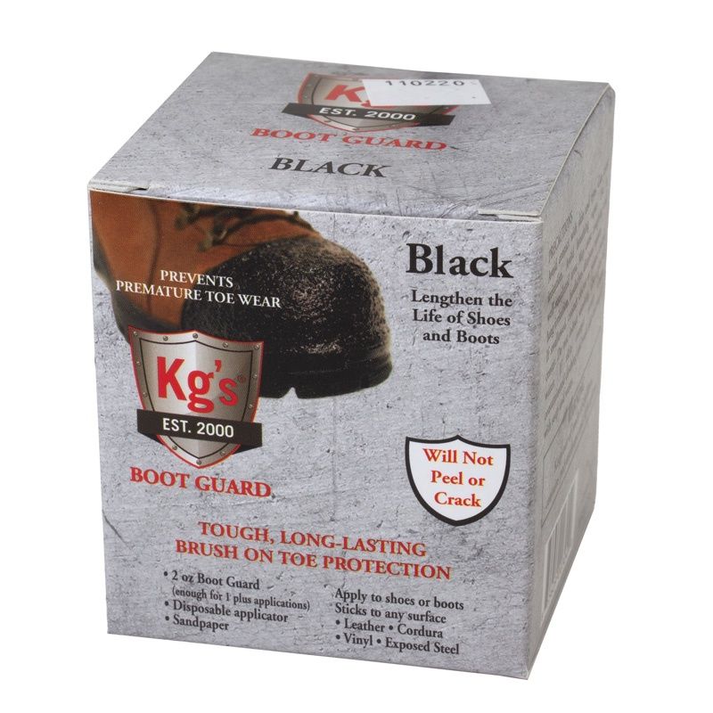 2 OZ BOOT GUARD, COLOR: BLACK