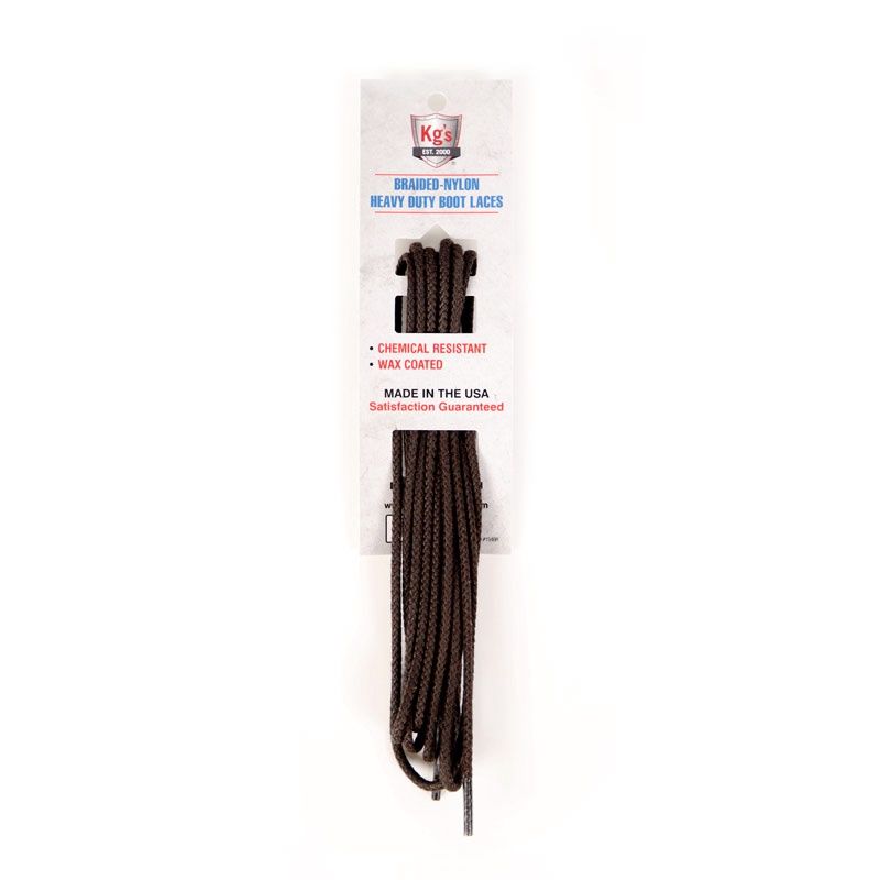BRAIDED-NYLON HEAVY DUTY BOOT LACE