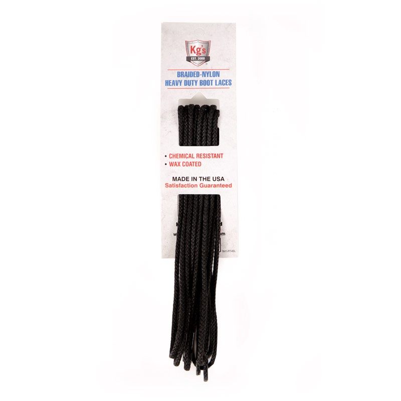 BRAIDED-NYLON HEAVY DUTY BOOT LACE