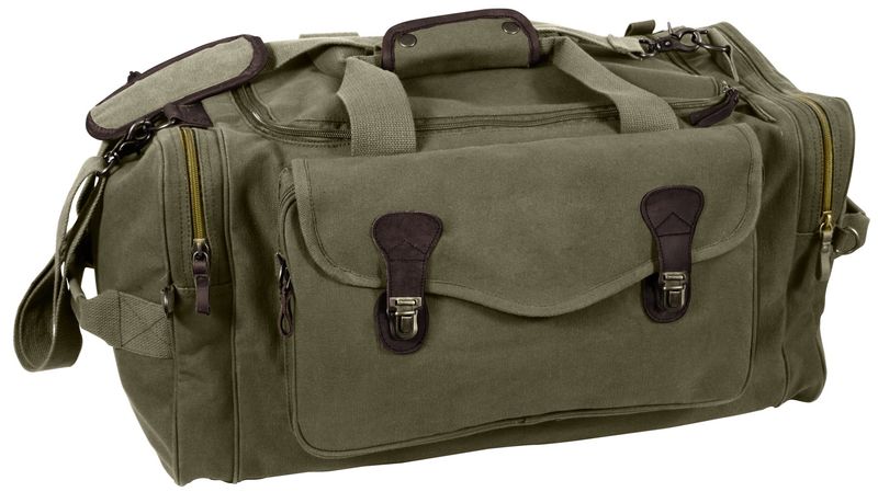 CANVAS LONG WEEKEND BAG