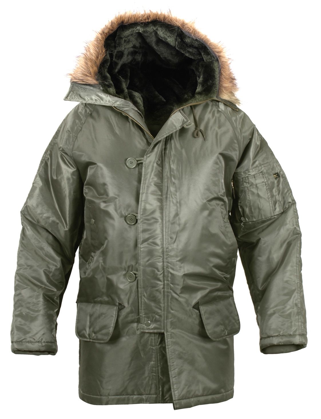 N3B PARKA, COLOR: OD, Size: XS