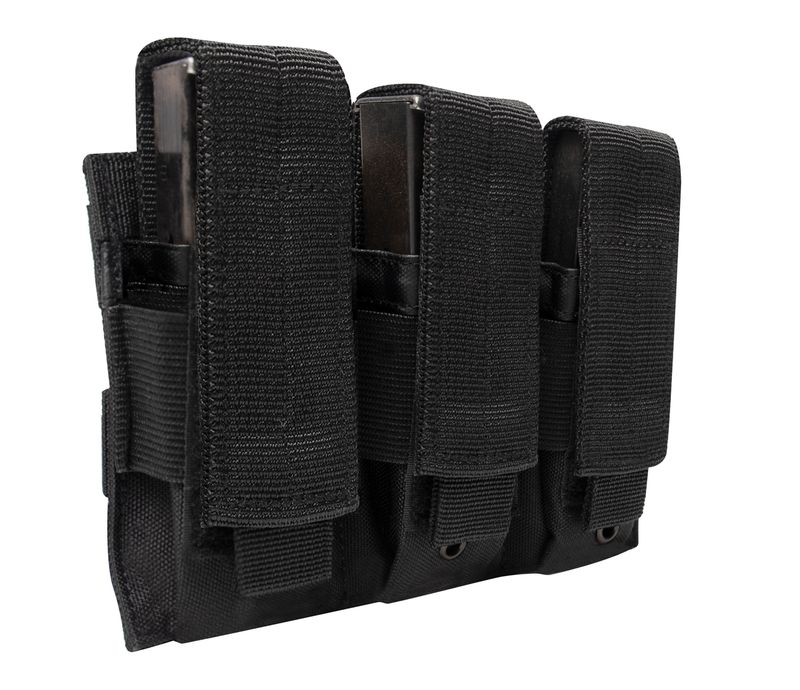 MOLLE TRIPLE PISTOL MAG POUCH